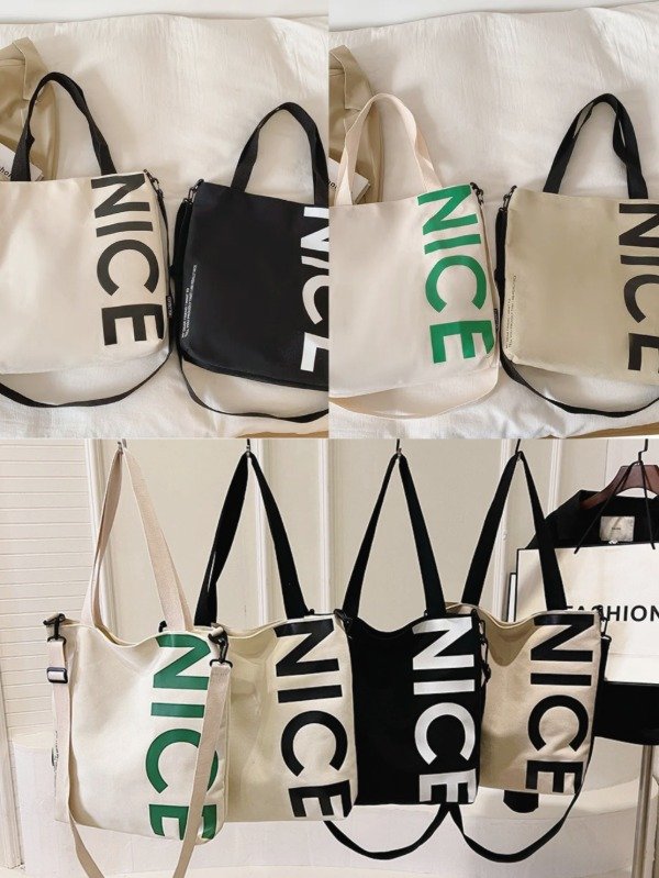 Cartera Bolso Urbano Universitario NICE Estampado con correa