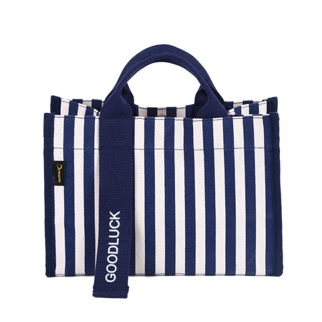 Cartera Bolso Rayado Milos Con Asa Regulable Moda Estilo