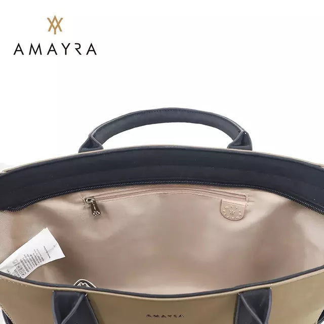 Cartera Amayra Mujer Negra y Visón – Diseño Elegante y Funcional para Uso Diario