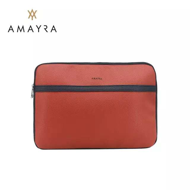 Funda Porta Notebook Laptop Cuero pu Combinada Oficina Amayra