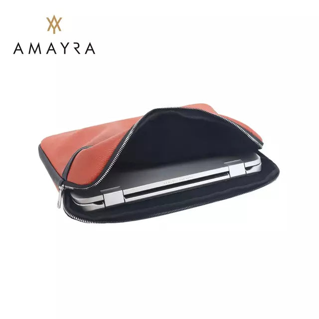 Funda Porta Notebook Laptop Cuero pu Combinada Oficina Amayra