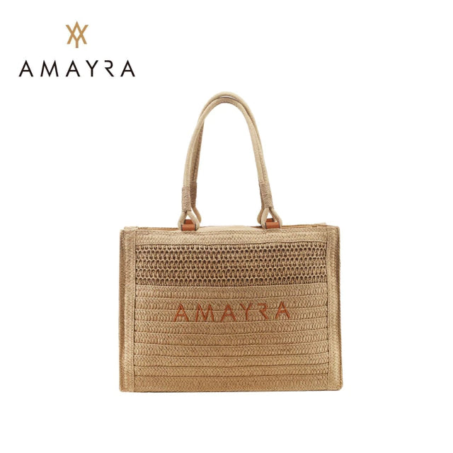 Cartera Mujer Bolso Tote Bag Amayra Calado Playa Verano Moda