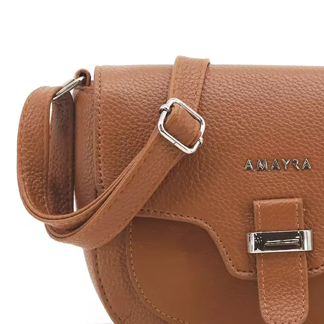 Cartera Mujer Bolso Morral Amayra Estilo Saddle Bag Moda