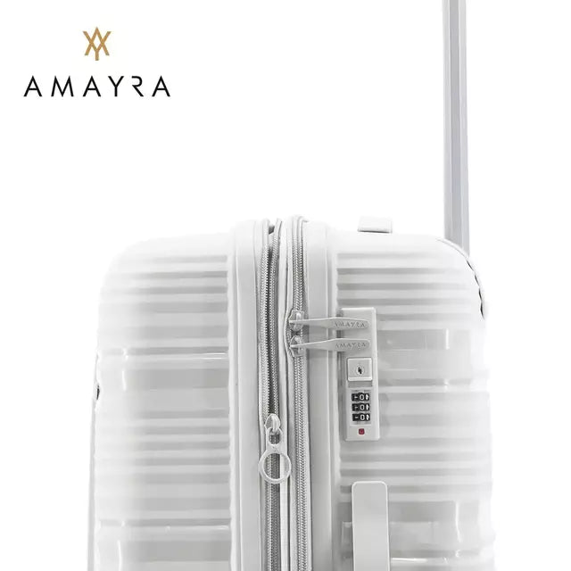 Set Valijas X2 Amayra Mediana Y Chica Viaje Candado Tsa