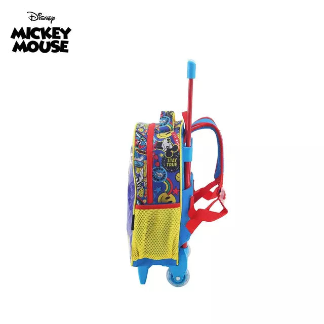 Mochila con carro disney mickey 12" Vuelta al Cole