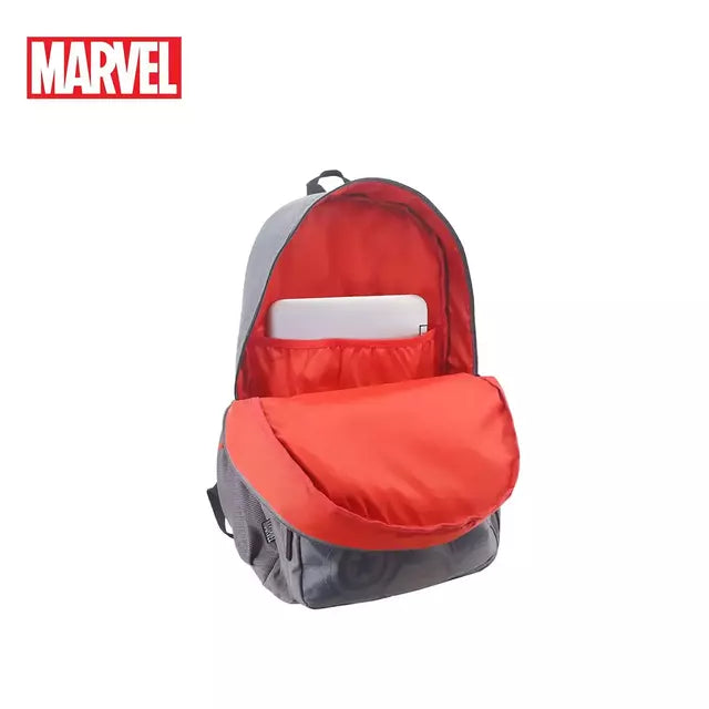 Mochila Avengers escolar con diseño estampado sutil comoda amplia