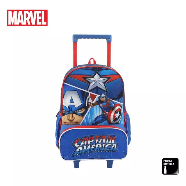 Mochila Capitan America con carro estampa estrella