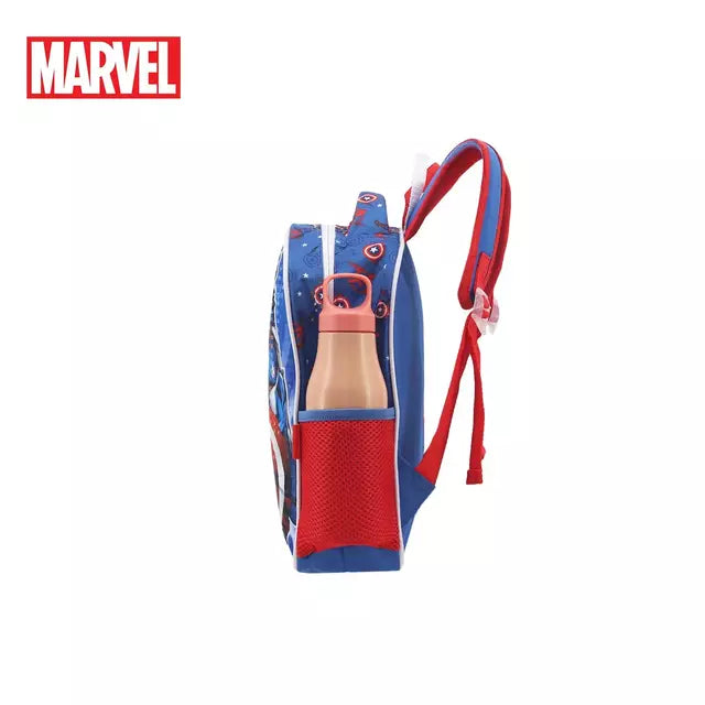 Mochila Capitan America 12" Escolar Licencia Oficial