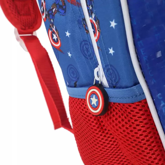 Mochila Capitan America 12" Escolar Licencia Oficial