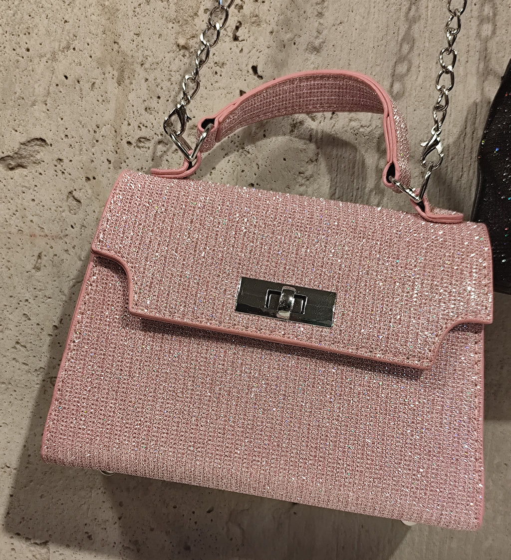 cartera clutch Lola Fiesta noche brillo