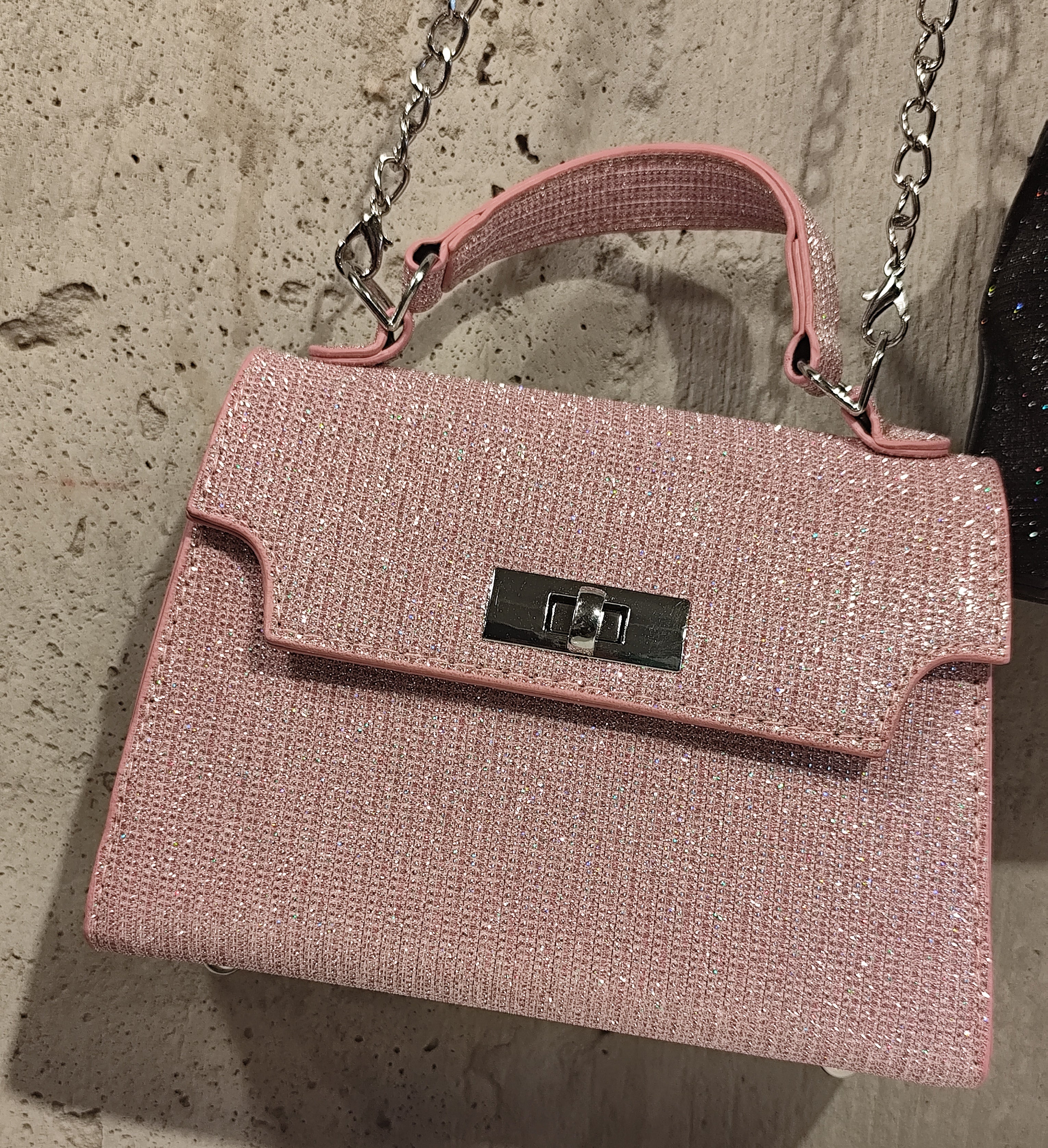 cartera clutch Lola Fiesta noche brillo