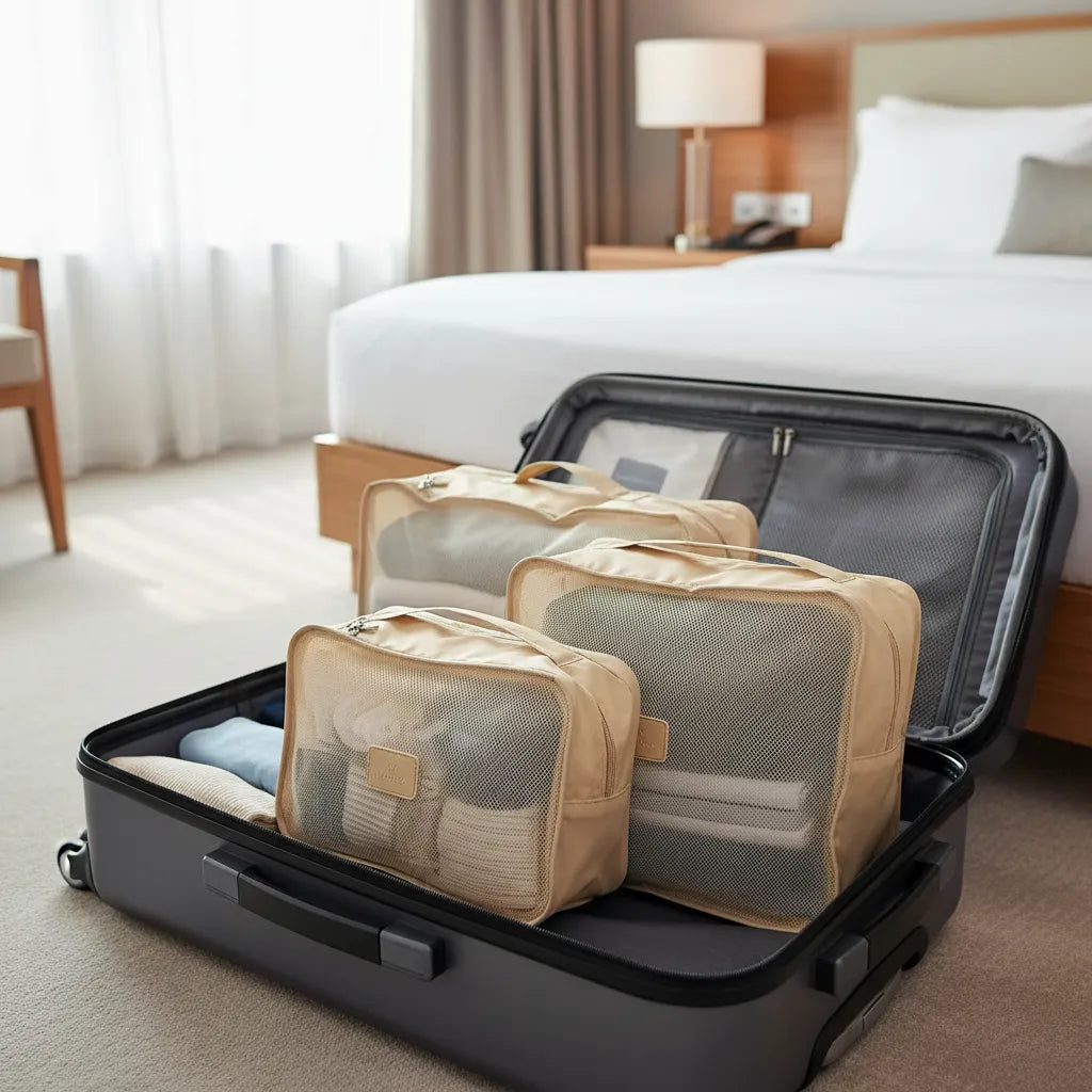 Organizador De Viaje 6 Piezas Amayra Equipaje Travel Amplio