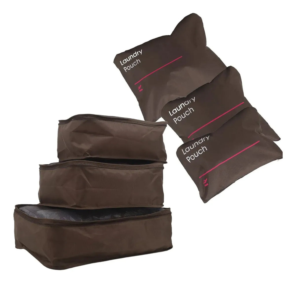 Organizador De Viaje 6 Piezas Amayra Equipaje Travel Amplio