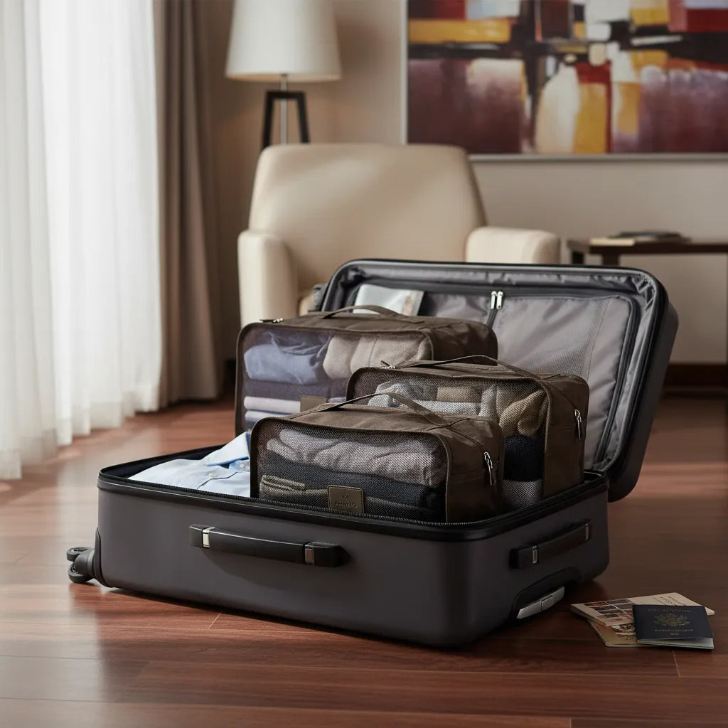 Organizador De Viaje 6 Piezas Amayra Equipaje Travel Amplio