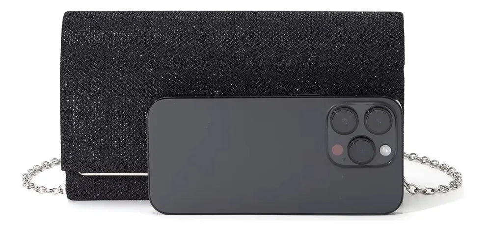 Cartera De Mujer Importada Clutch Liso Fiesta Boda Evento Noche