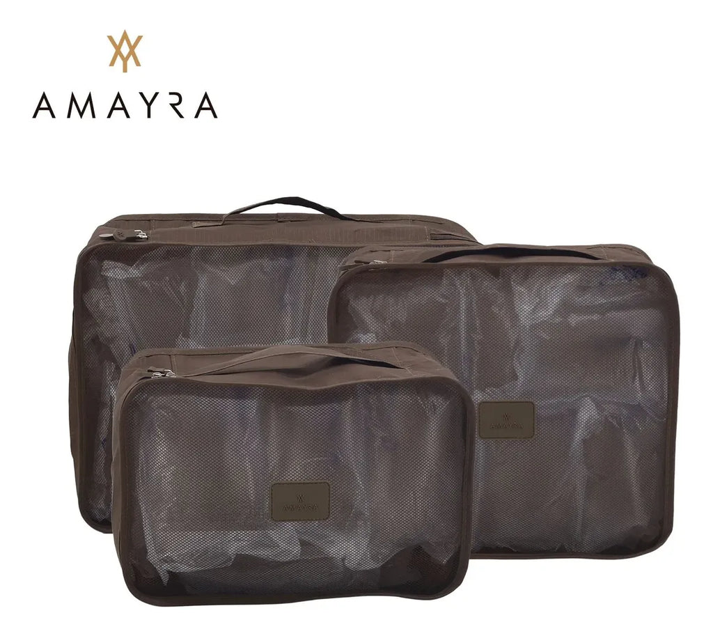 Organizador De Viaje 6 Piezas Amayra Equipaje Travel Amplio