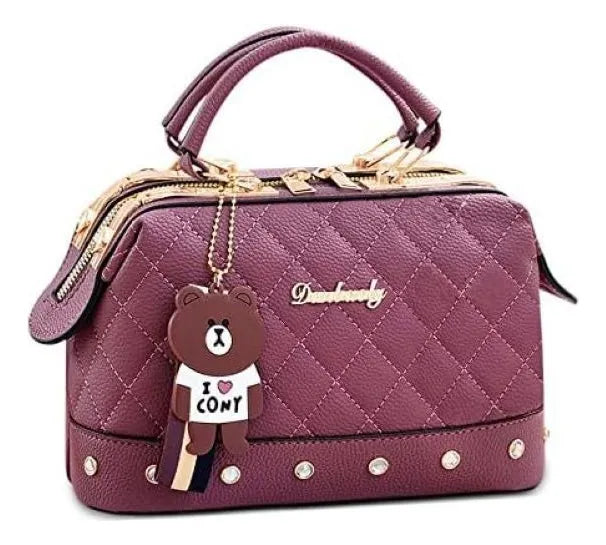 Cartera Importada Herrajes Gold Colgante Cinta