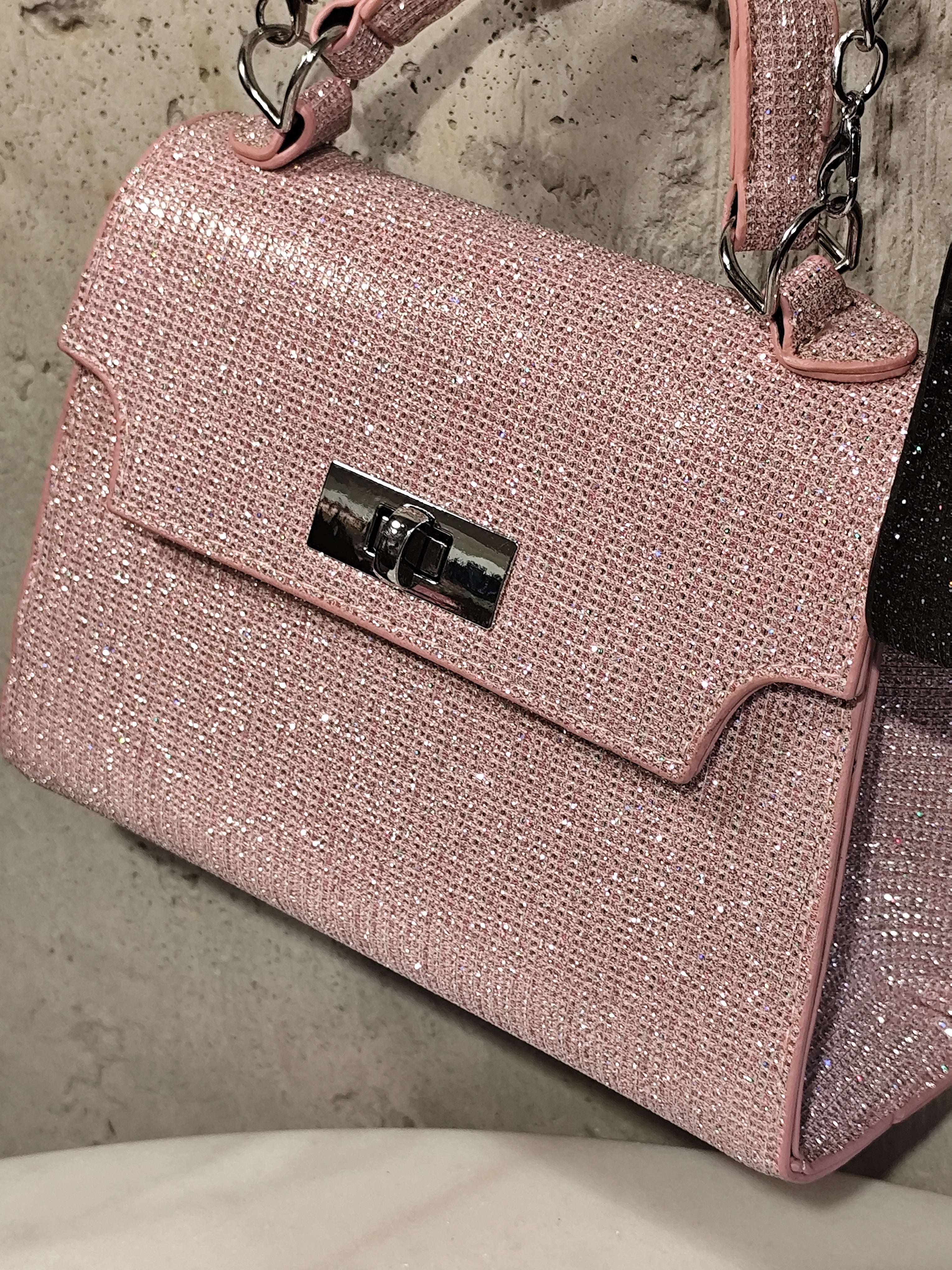 cartera clutch Lola Fiesta noche brillo