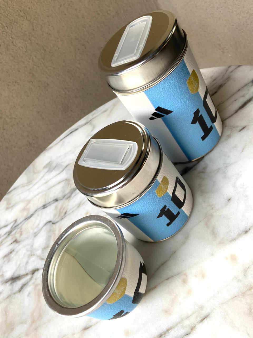 Juego de mate argentino con diseño camiseta N°10