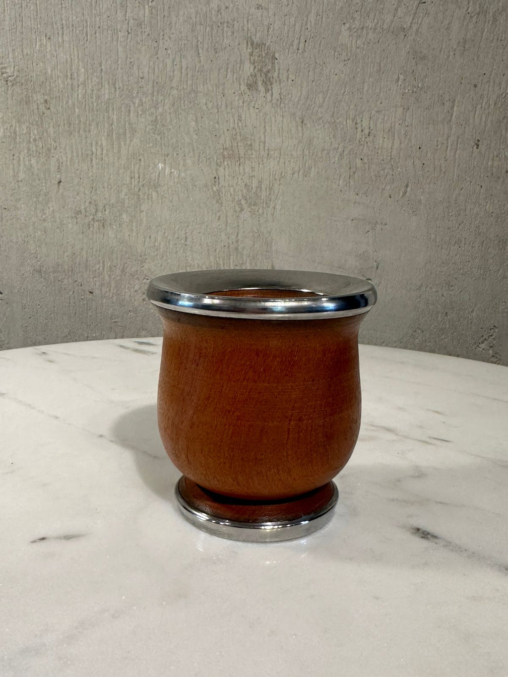 Mate Madera Algarrobo Acero Inoxidable Amorio