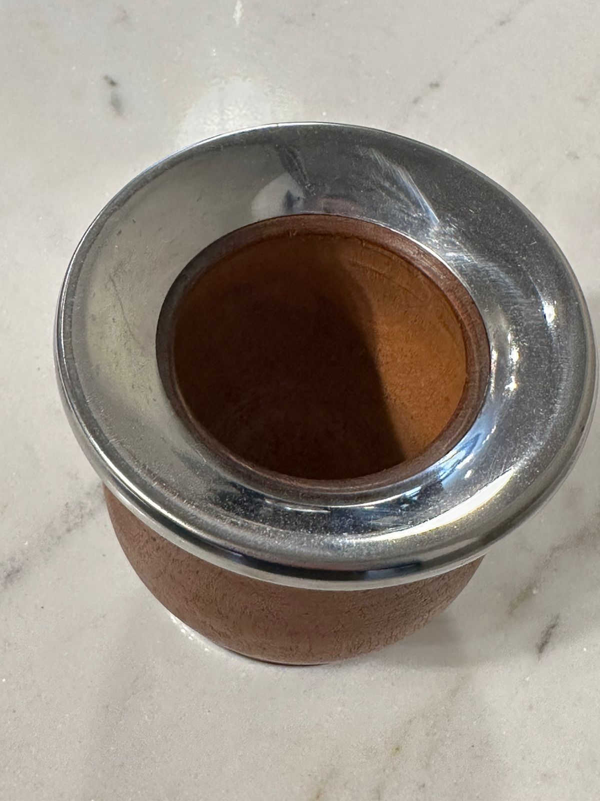 Mate Madera Algarrobo Acero Inoxidable Amorio