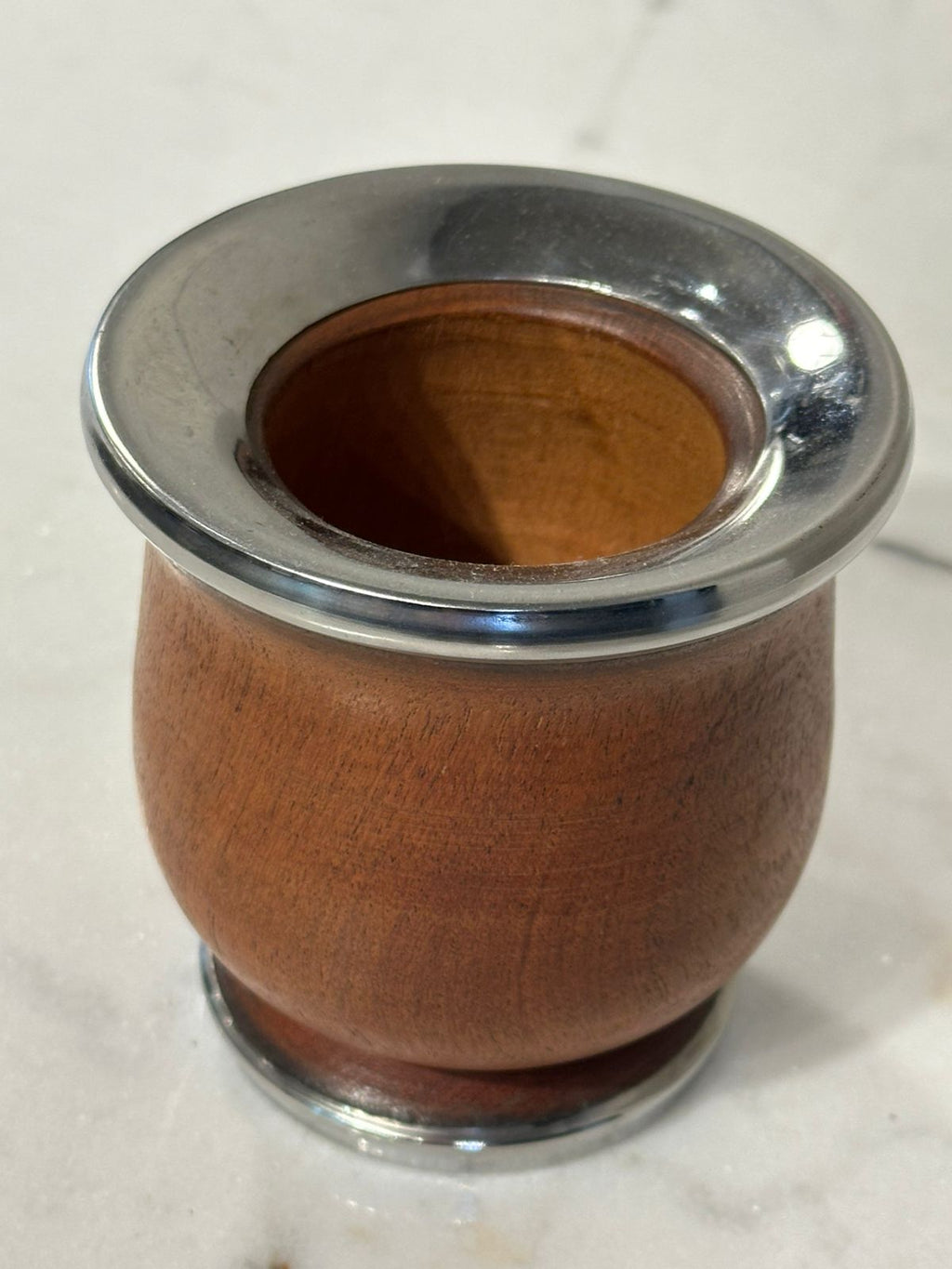 Mate Madera Algarrobo Acero Inoxidable Amorio