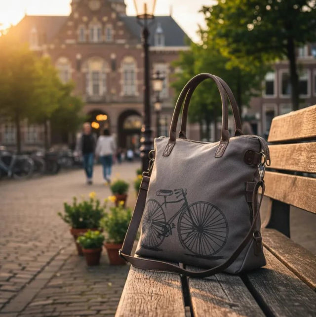 Cartera Bolso Mujer Tote Bag Amsterdam Universitario Amplio