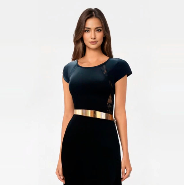 Cinto Caderin Rigido metalico Boda Fiesta Evento Moda