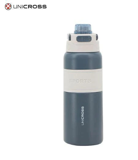 Botella Deportiva Unicross 800 ml con Interior Metálico y Sorbete