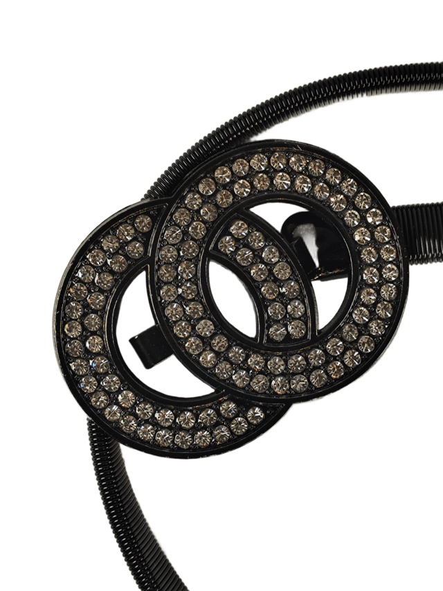 Cinto Caderin Elastizado Metalizados con Strass Varios Diseños