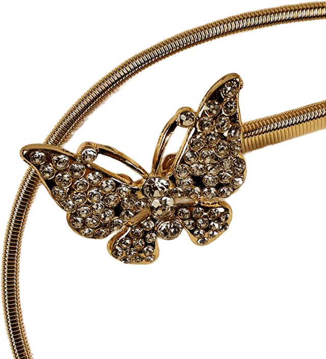 Cinto Caderin Elastizado Metalizados con Strass Varios Diseños