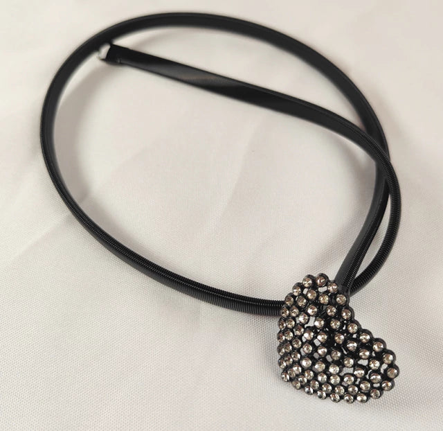 Cinto Caderin Elastizado Metalizados con Strass Varios Diseños