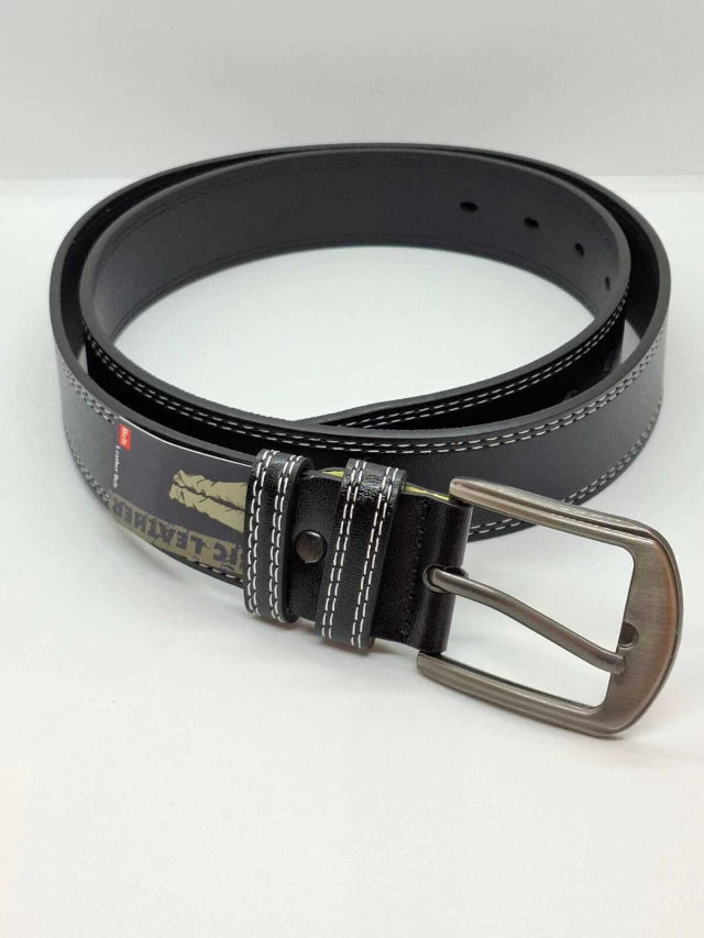 Cinto Cinturon De Hombre Con Detalle De Costura Comodidad