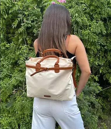 Cartera mochila Nylon CLEO con correa