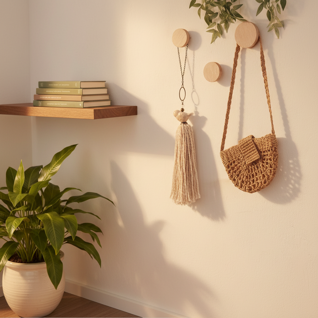 Perchero Praga Circular – Set x3 | Ideal para Hogar, Dormitorio o Recibidor