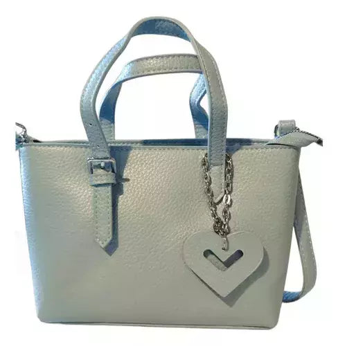 Cartera Mujer Bandolera Love Importada Mini Bag Dije Corazon