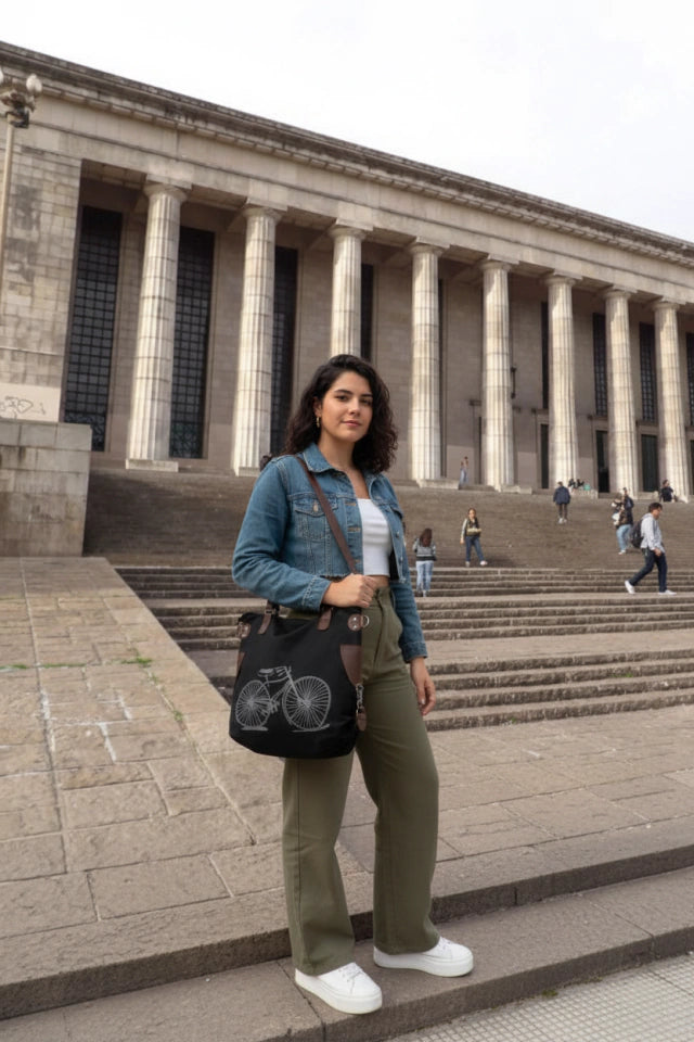 Cartera Bolso Mujer Tote Bag Amsterdam Universitario Amplio