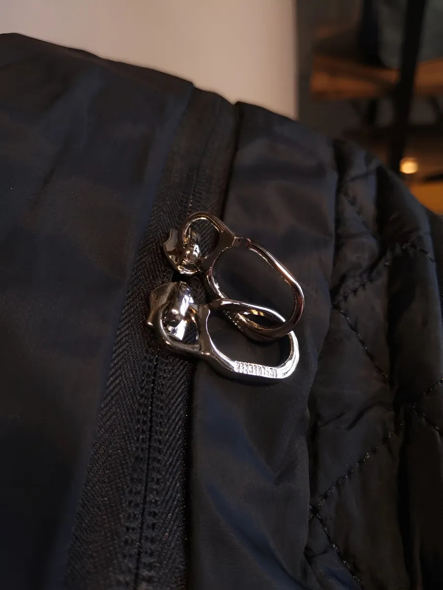 Mochilas  Influencer Portanotebook Cierre Con Enganche Antirobo  Gris Oscuro MatelassÃ©