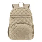 Mochilas Portanotebook Cierre Con Enganche Antirobo Urbanas Crema  MatelassÃ©