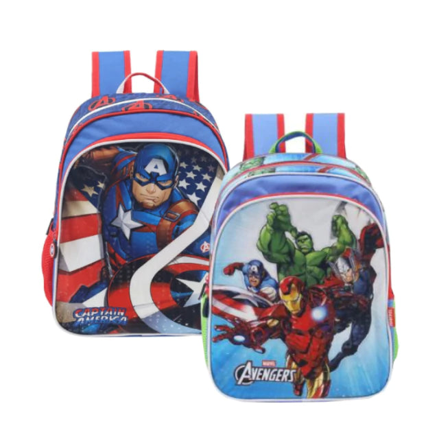 Mochila escolar Avengers 14" amplia comoda ideal para la vuelta a clases
