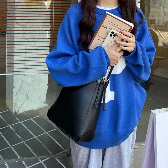 Cartera Bolso Mujer Haras Con Neceser Correa Ajustable Moda