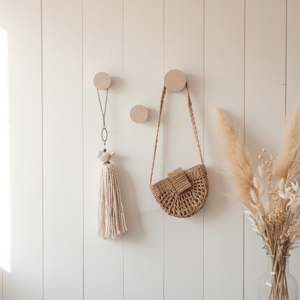 Perchero Praga Circular – Set x3 | Ideal para Hogar, Dormitorio o Recibidor