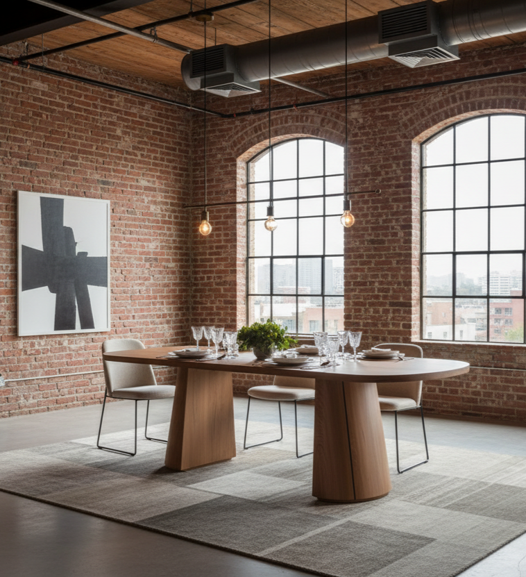 ✨ Mesa Nórdica - Diseño Escandinavo Minimalista