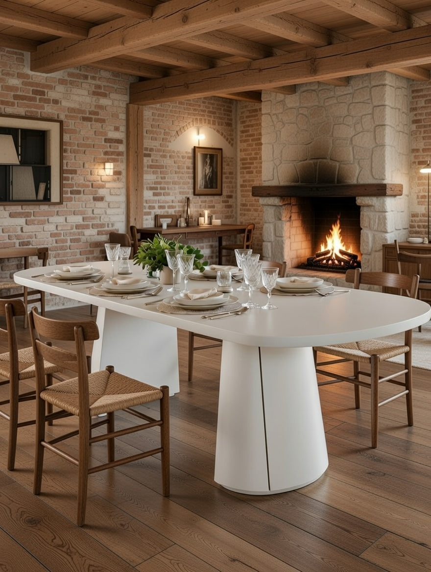 ✨ Mesa Nórdica - Diseño Escandinavo Minimalista