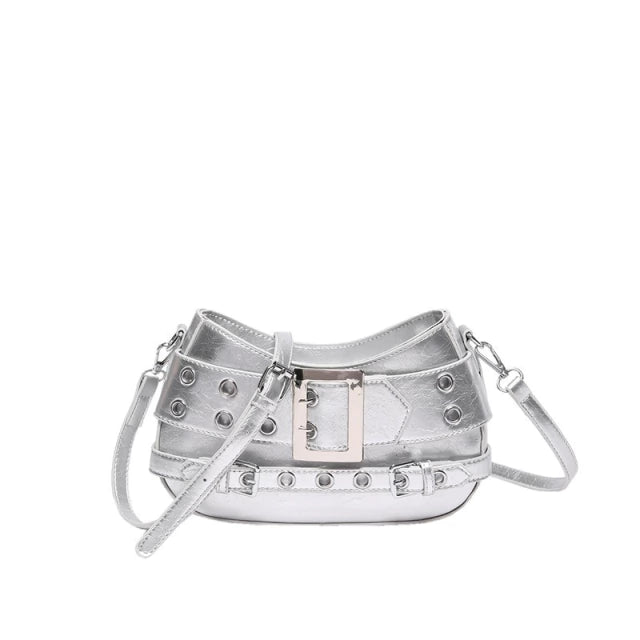 Cartera Mujer Bandolera Arlys Importada Con Hebilla Noche