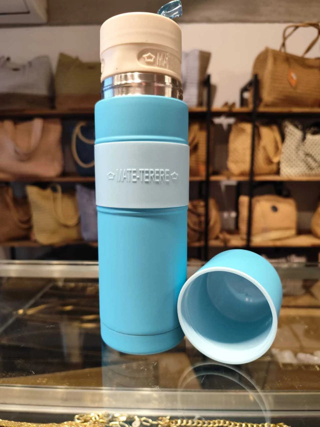 Mate Listo de Acero Inoxidable Autocebante con Diseño Premium de 700ml