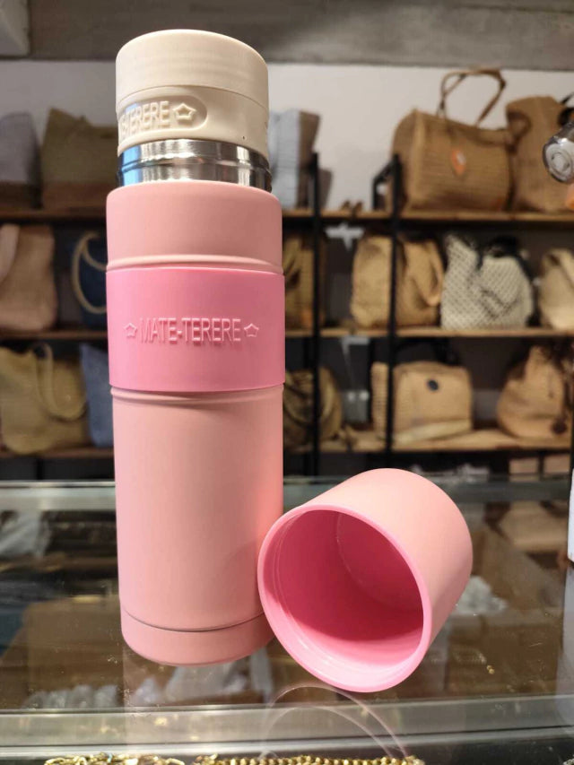 Mate Listo de Acero Inoxidable Autocebante con Diseño Premium de 700ml